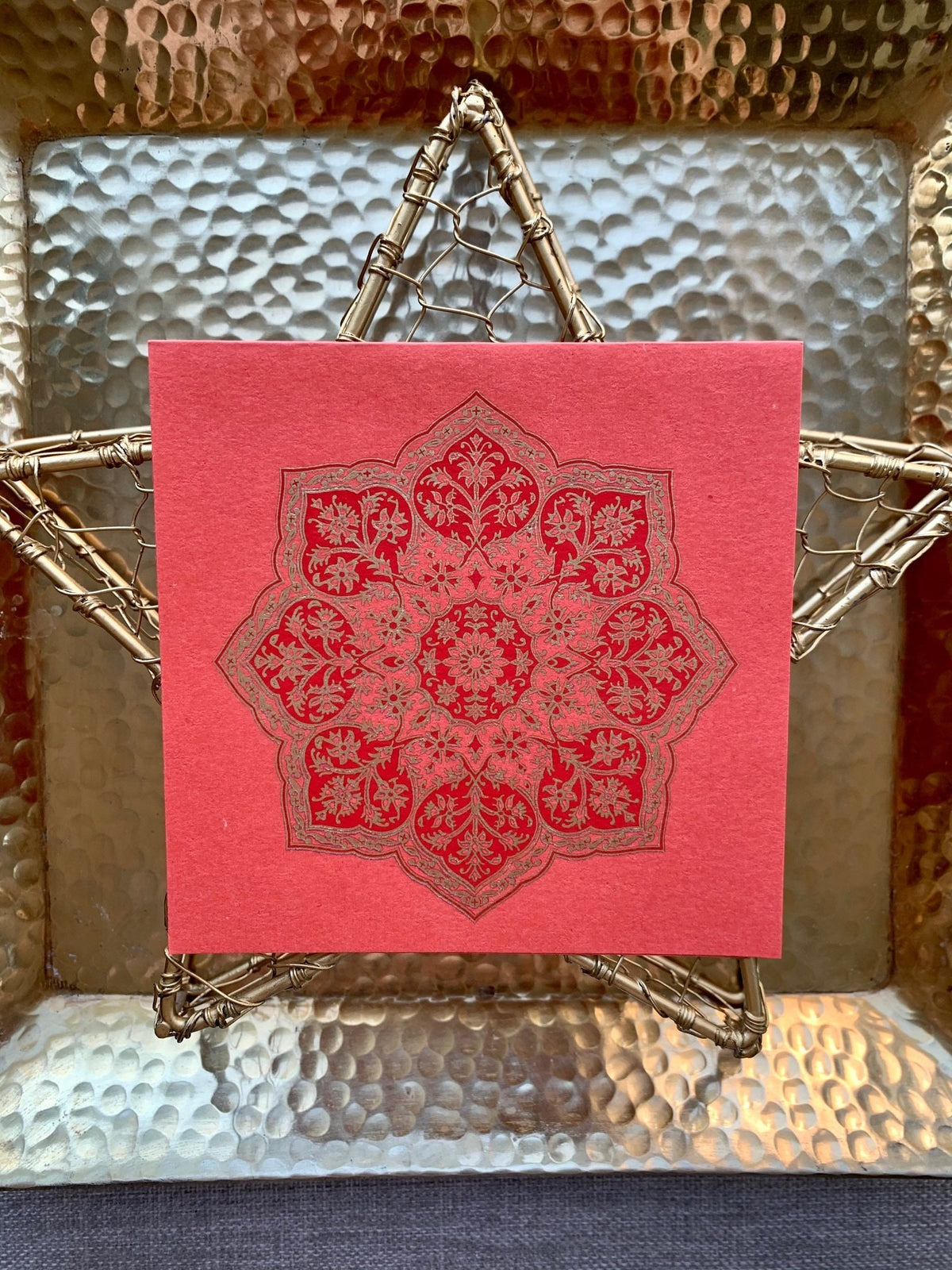 Mandala Madness - Blank Cards Set of 5 Multi-colored cards with 5 Vanilla Envelopes, Ethnic, Thank You Cards, Invitation Cards
